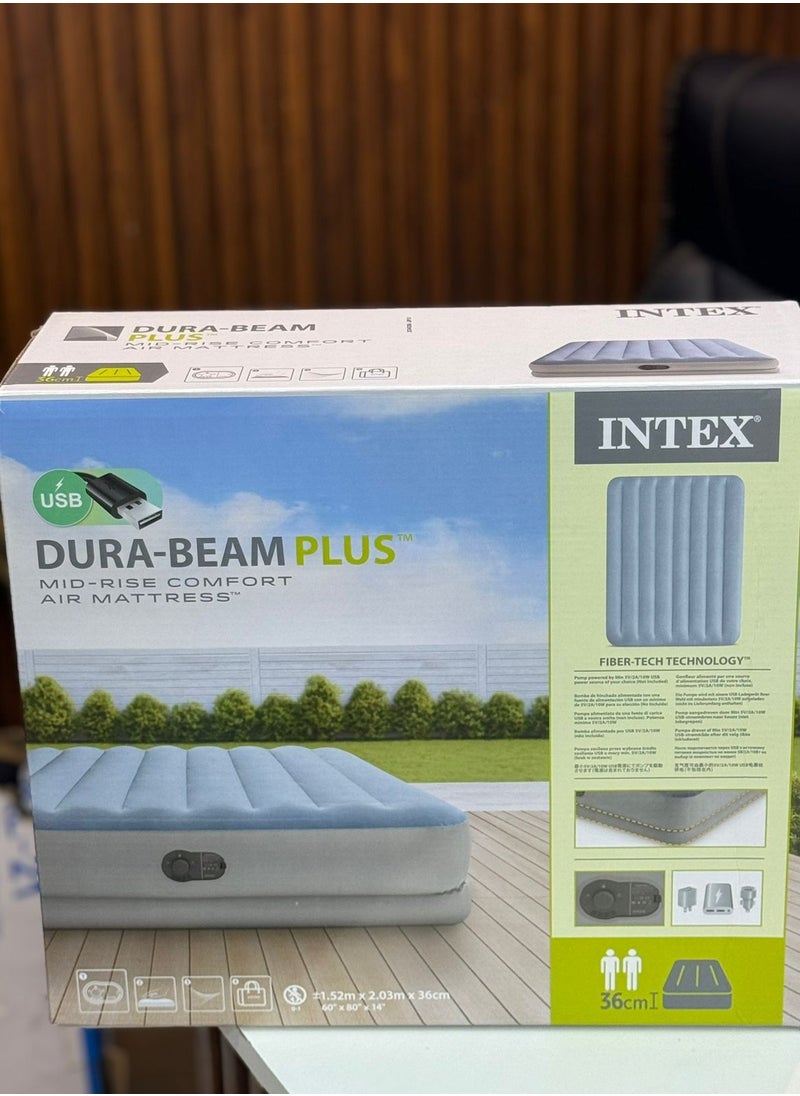 INTEX - Intex 64159 air mattress Double mattress Light Blue Unisex - Image 1