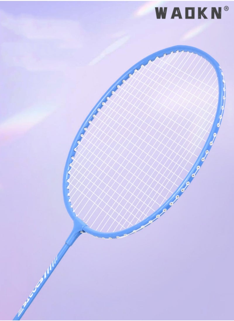 Generic - Badminton Racket Set, Lightweight Professional Badminton Racket Set for Badminton Racquets Badminton Rackets Set, Lightweight Badminton Rackets Professional Set with 3 Nylon Ball, 1 Badminton Bag - Image 1