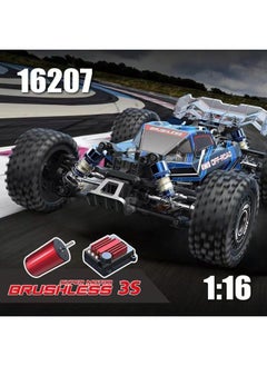 Meijiaxin Remote Control Car Brushless Version 3s Electric Racing Car V3 Version 16207 1:16 Brushless 16 208 162-Color:16207 (3S Battery Configuration)