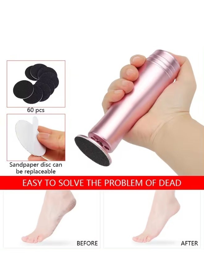 Lifenpure Electric Foot Callus Remover With 60pcs Sanding Discs Professional Adjustable Speed Foot File Pedicure Tool  - Image 4