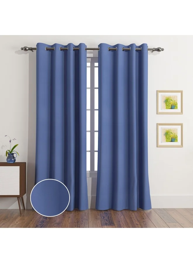 Home Box Uni 4-Piece Blackout Curtain Set 140 x 300 cm