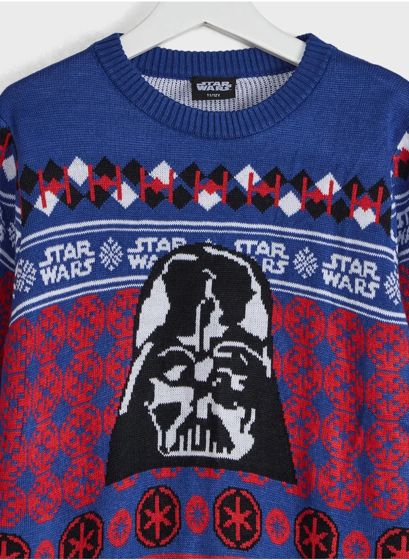 STAR WARS Kids Starwars Christmas Sweater