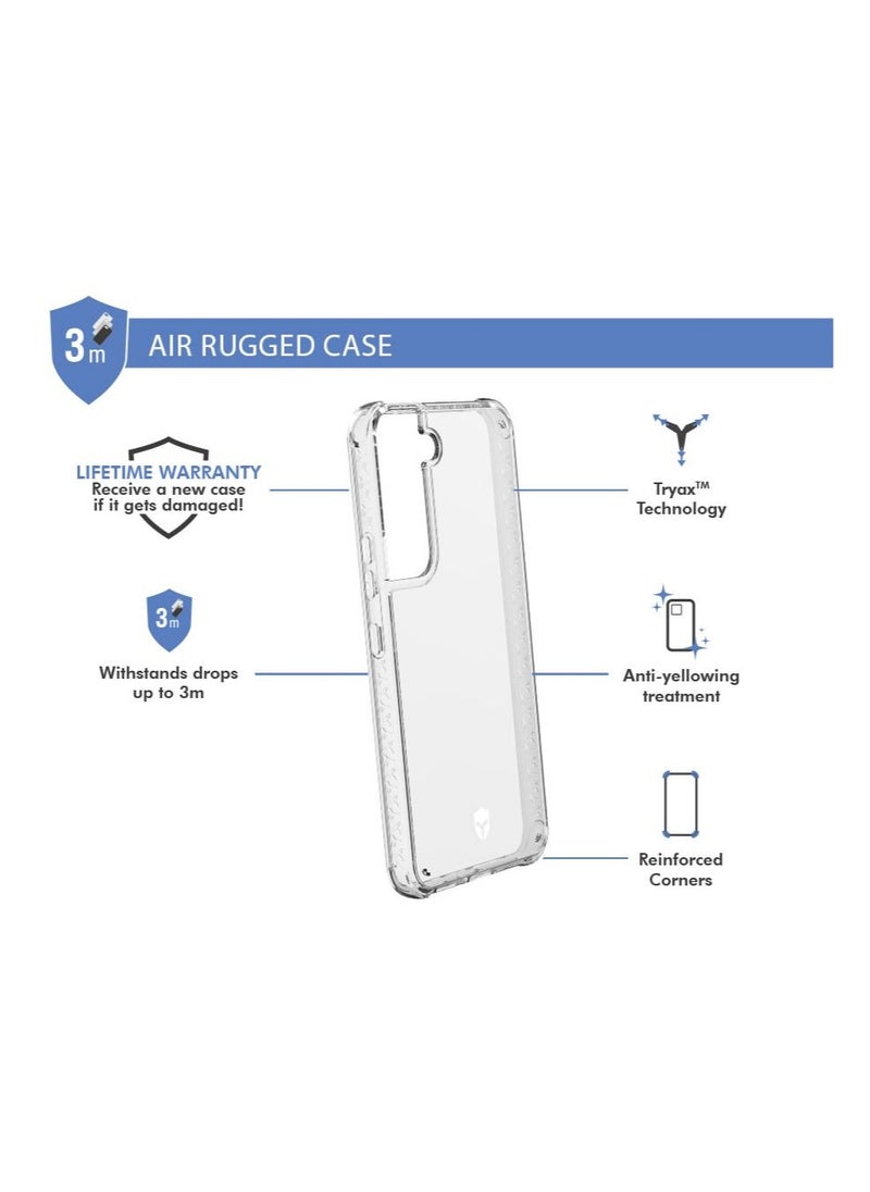 FORCE Force Case Samsung G S22 5G AIR Reinforced Case Lifetime Warranty Transparent  - Image 2