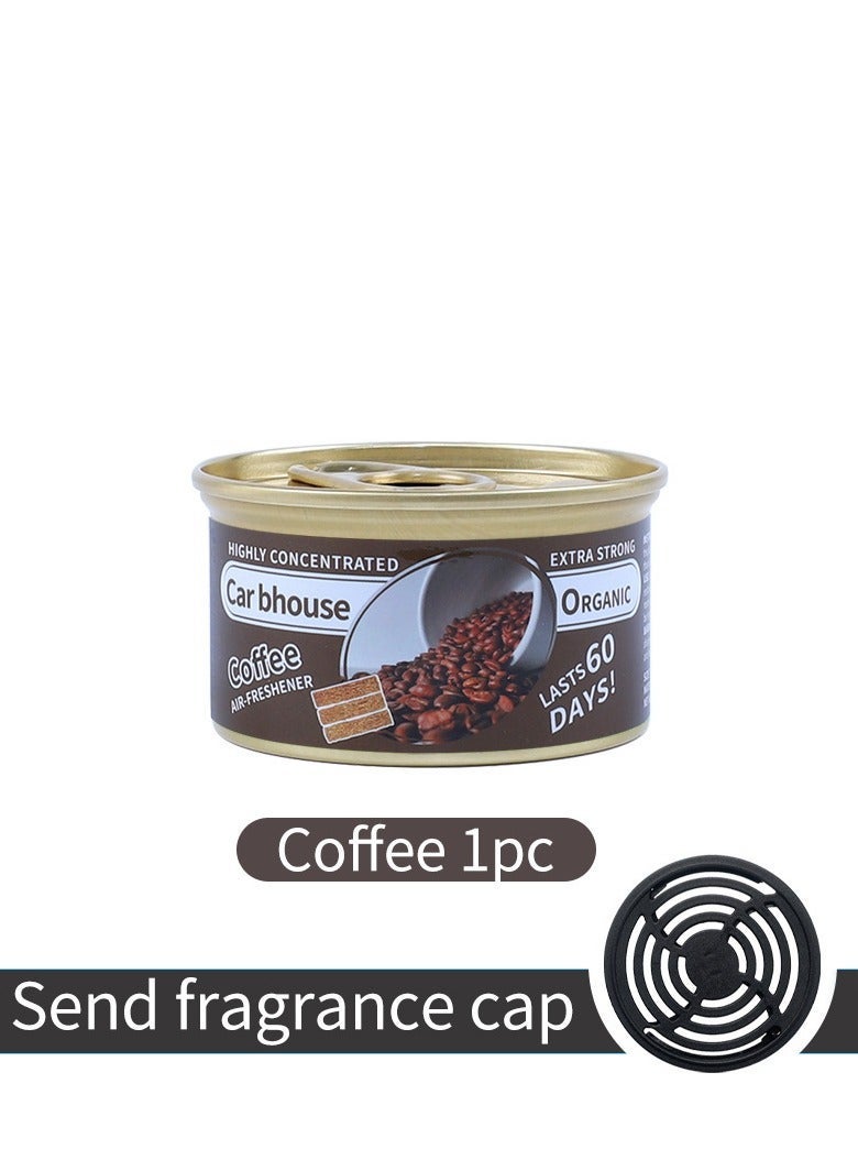 2-in-1 Car Accessory Kit: Long-Lasting Organic Air Fresheners (Coffee + Cologne) + Multi-Angle Phone Stand - Image 3