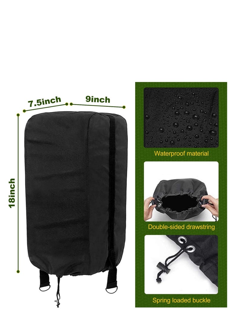 SYOSI RV Jack Cover, Electric Tongue Jack Cover, 420D Oxford Cloth, Sun and Waterproof, Universal Trailer RV Electric Tongue Kilometers Top Cover, Automotive Accessories  - Image 2