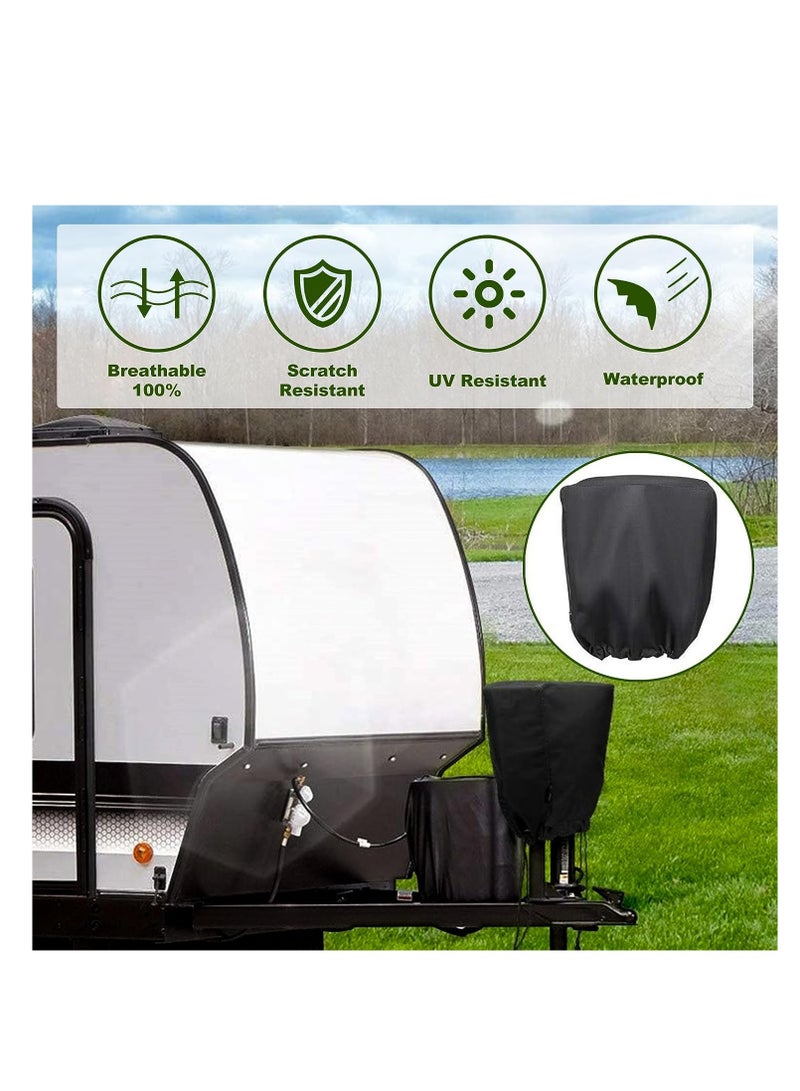 SYOSI RV Jack Cover, Electric Tongue Jack Cover, 420D Oxford Cloth, Sun and Waterproof, Universal Trailer RV Electric Tongue Kilometers Top Cover, Automotive Accessories  - Image 5