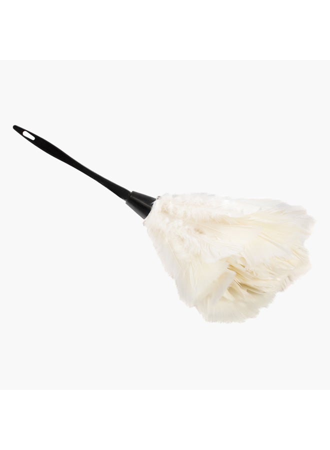 Cleaning Feather Duster White/Black 20x22cm  - Image 2