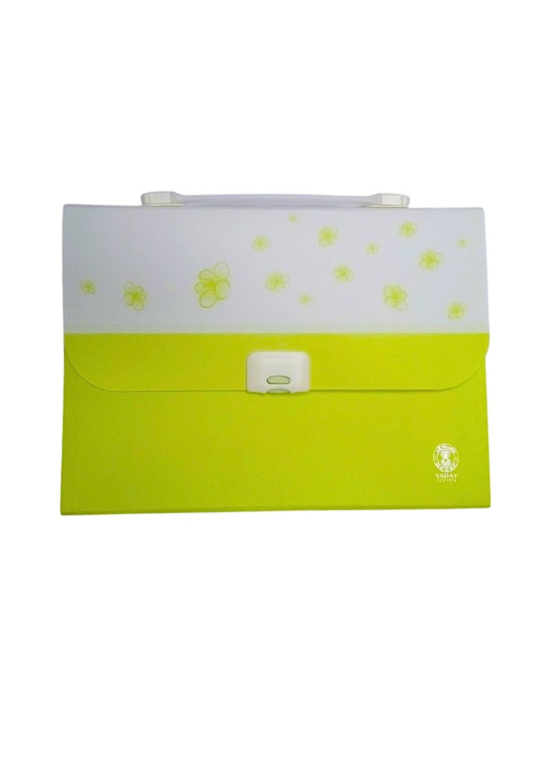 Sadaf Expanding Accordion Folders Portable Document Holder A4 File Organizer - Image 1