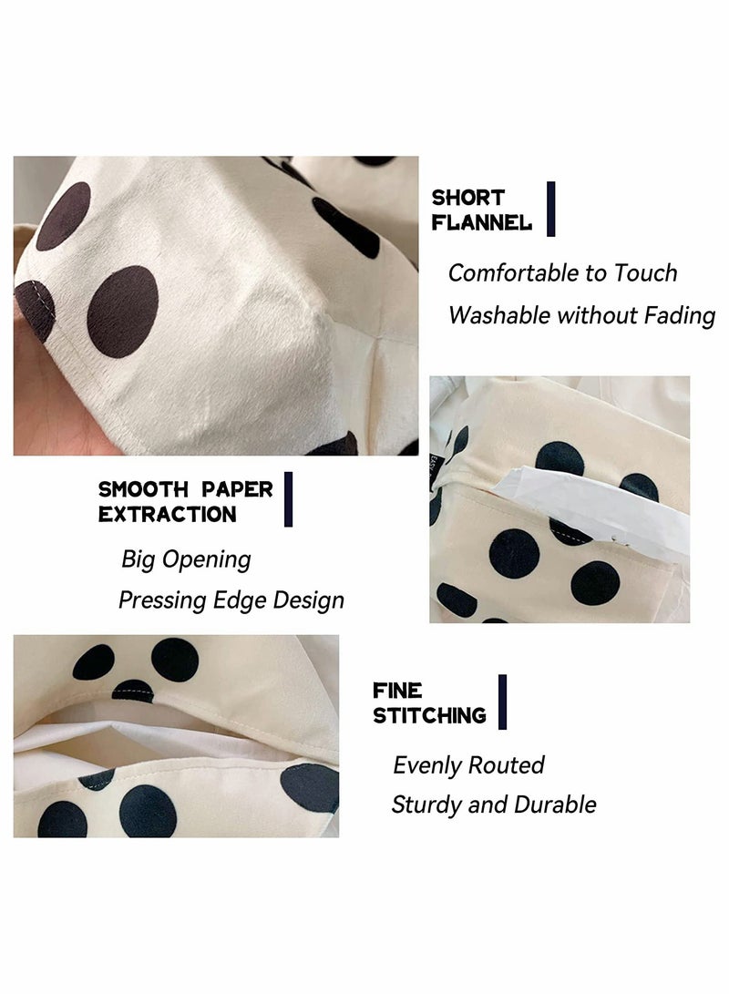 Dice Tissue Box Cover Square Cloth Fabric Storage Bagwashable Fabric Comfortable and Durable for Bathroom Office Car Tissue Holder Vanity Can be Used As an Dice Toy Party Game