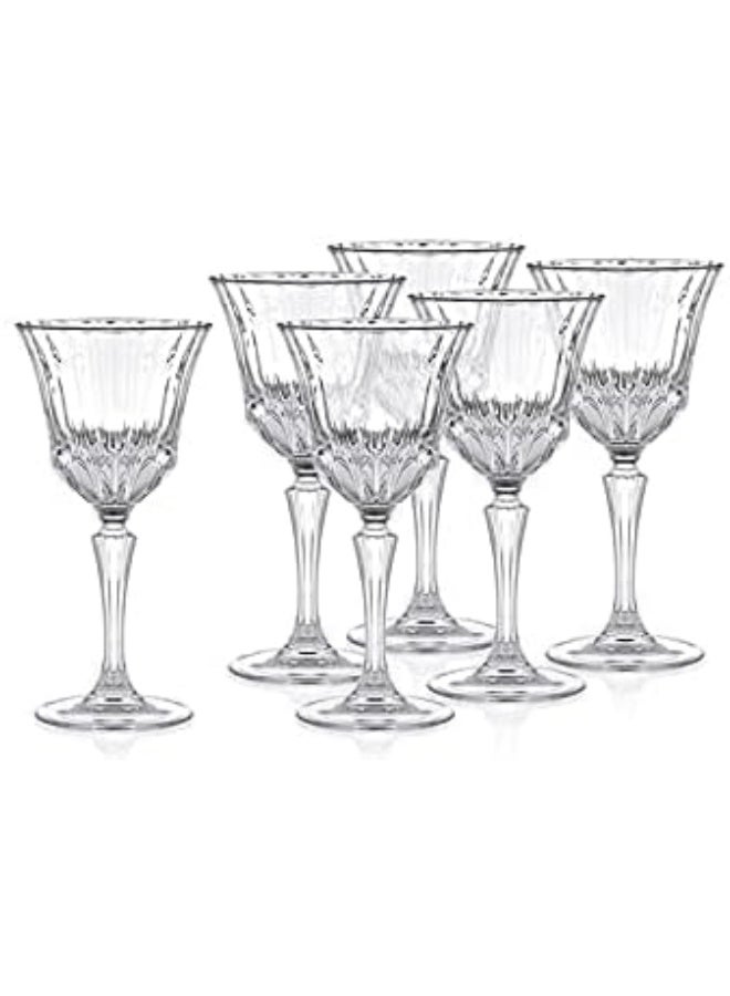 RCR LORENZO RCR Cristalleria Italiana Rcr Adagio Set Of 6 Goblets 280 Ml - Clear - Image 2