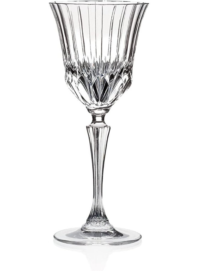 RCR LORENZO RCR Cristalleria Italiana Rcr Adagio Set Of 6 Goblets 280 Ml - Clear - Image 1