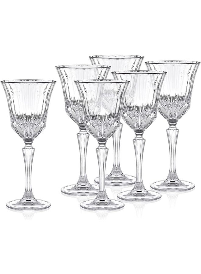 RCR LORENZO RCR Cristalleria Italiana Rcr Adagio Set Of 6 Goblets 280 Ml - Clear - Image 3