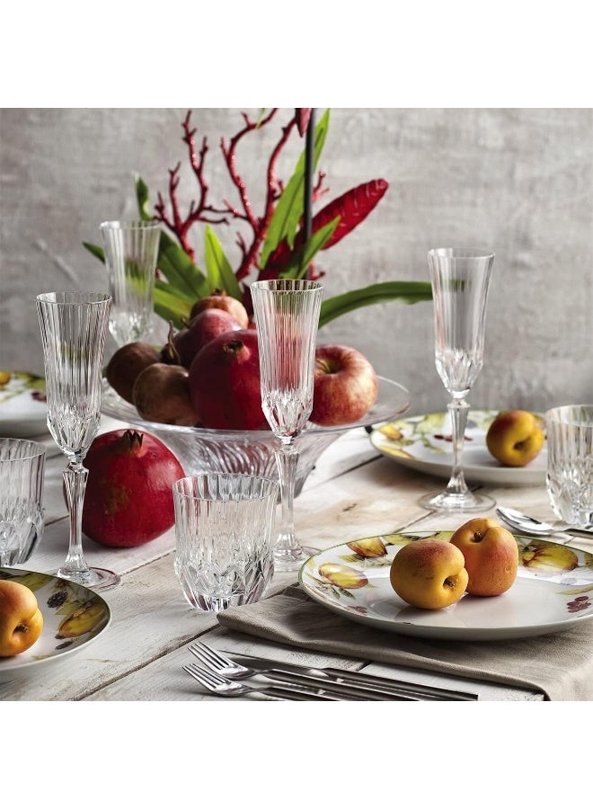 RCR LORENZO RCR Cristalleria Italiana Rcr Adagio Set Of 6 Goblets 280 Ml - Clear - Image 4