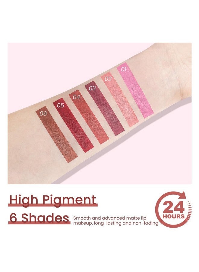 CAKAILA 3 Pcs Nude Lipstick Matte Sets,Light to Dark Velvet Lipstick for Women Long Lasting Waterproof 24 Hours Lip Stick Lip Stain Makeup Gift Sets,labiales mate 24 horas originales - Image 5