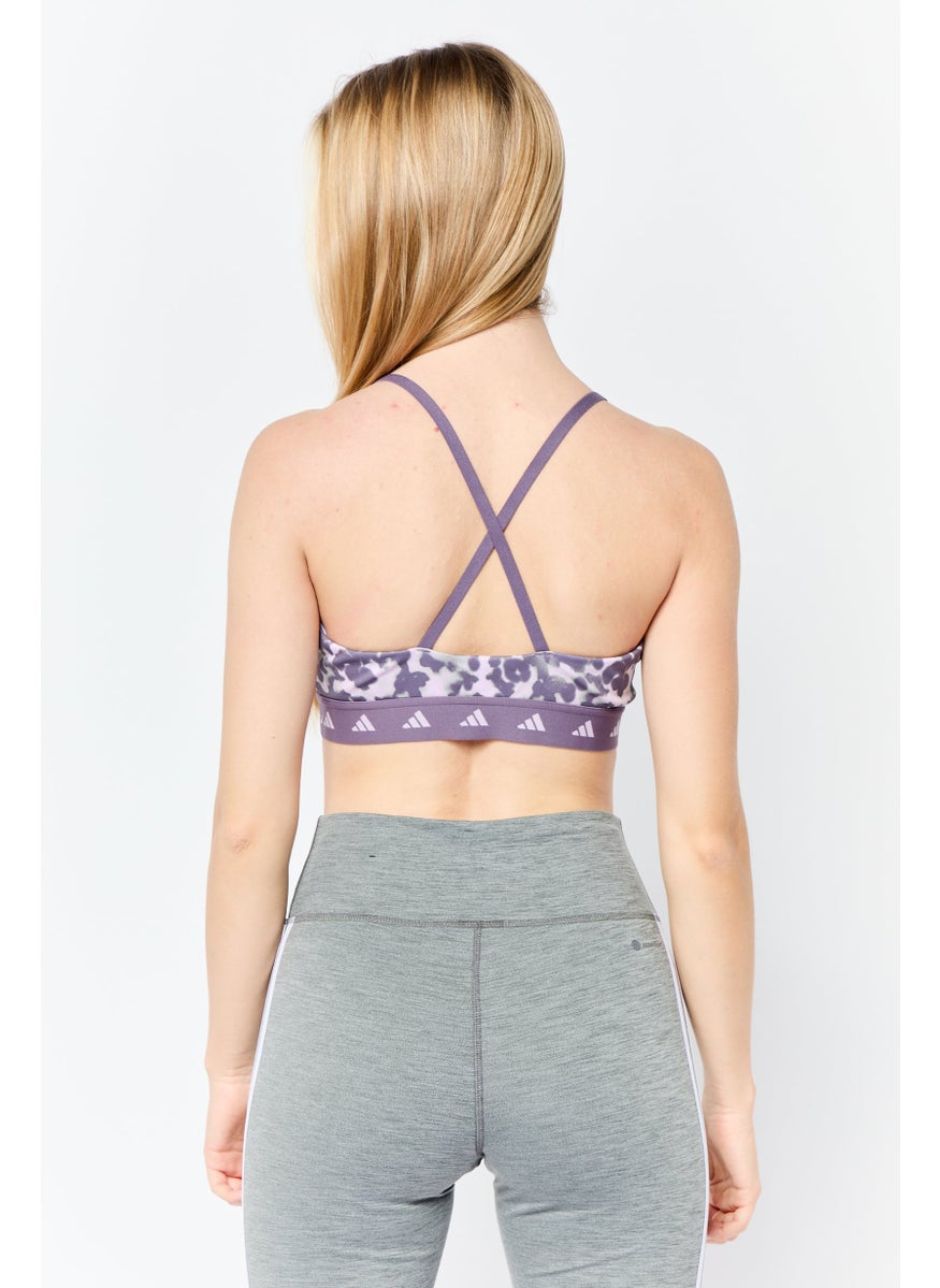 Adidas - Women Padded Sports Bra, Multicolor - Image 1