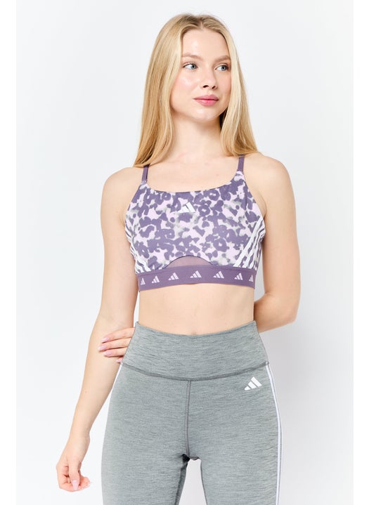 Women Padded Sports Bra, Multicolor