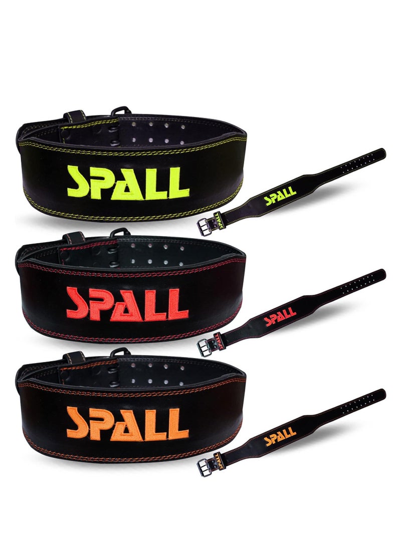 Spall Weight Lifting Leather Belt Adjustable 6 Inch Home Body Waist Strength Training Squat Gym Excercise Workout Fitness Weight Lifting Equipment - Image 4