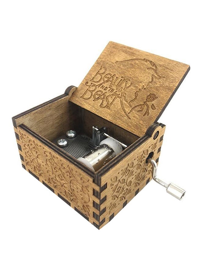 Beauty And The Beast Mini Classic Crank Style Music Box  - Image 3