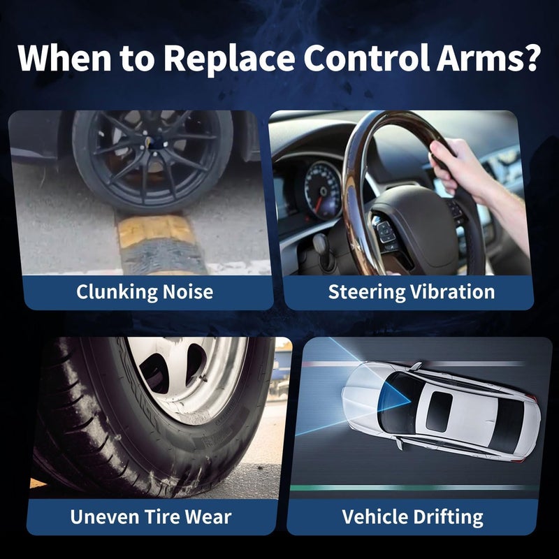TUUMOND Suspension Kit - 2 Rear Lower Control Arms for Jeep Liberty (2002-2007) - Image 4