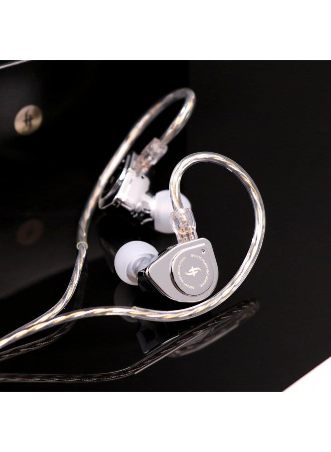 Linsoul SIMGOT EW200 10mm SCP Diaphragm Dynamic Driver in-Ear Earphones with All Metal Body, Detachable 0.78mm 2pin Silver-Plated OFC Cable for Audiophiles Musicians (EW200 Without Mic) - Image 4