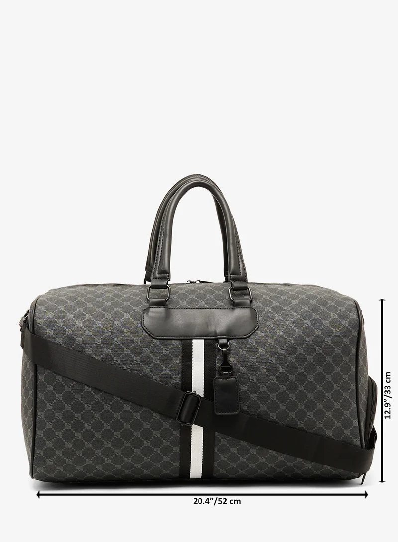 Robert Wood Casual Printed Travel Duffle Bag