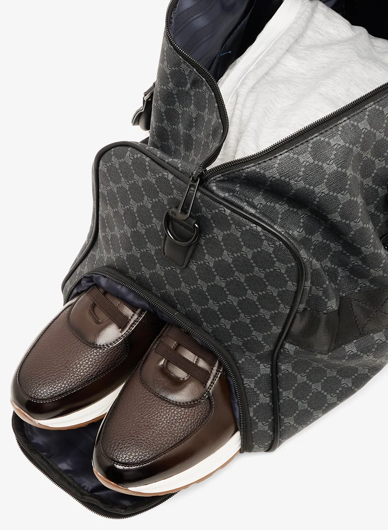 Robert Wood Casual Printed Travel Duffle Bag