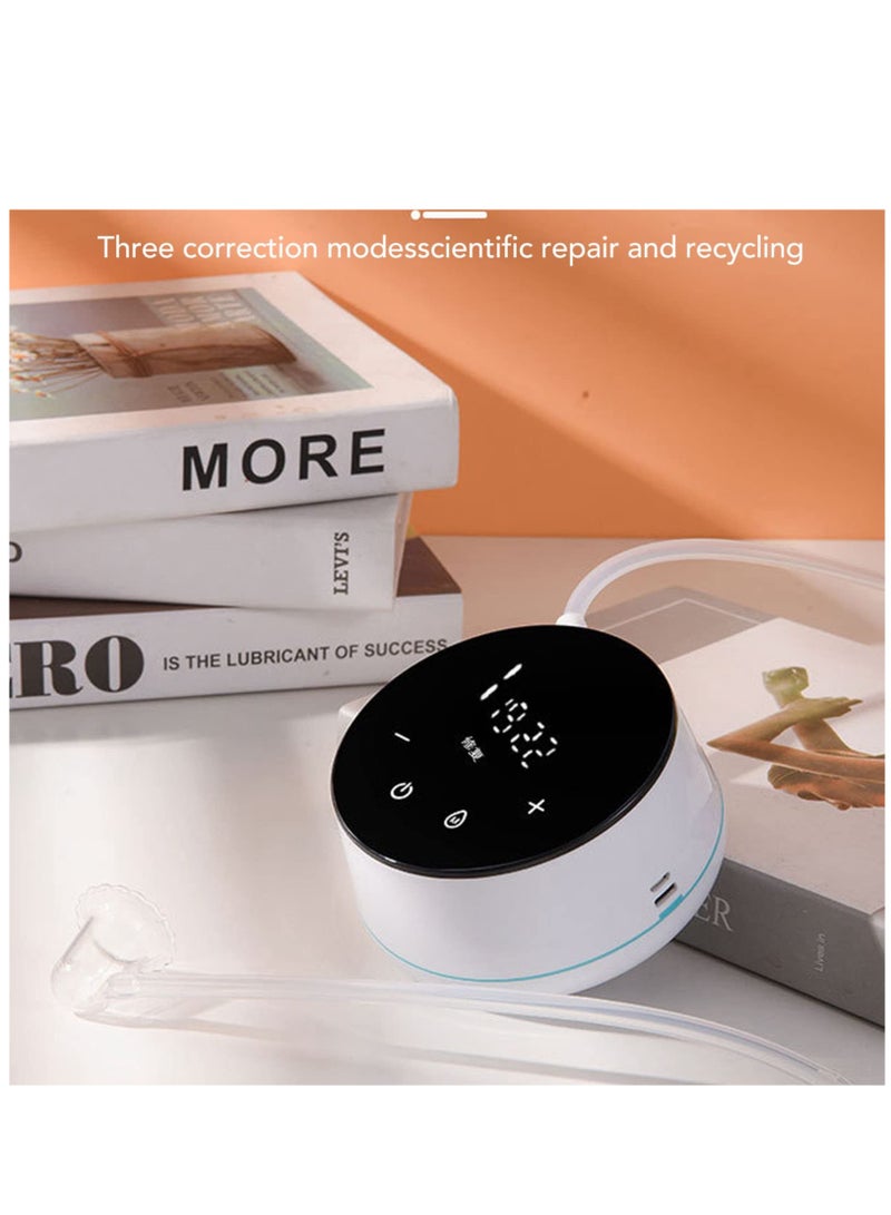 Excefore Electric Nipple Corrector For Flat Or Inverted Nipples Rechargeable Flat Short Nipple Puller With LED Display And 6 Nipple Covers For Women, Help Breastfeeding  - Image 5