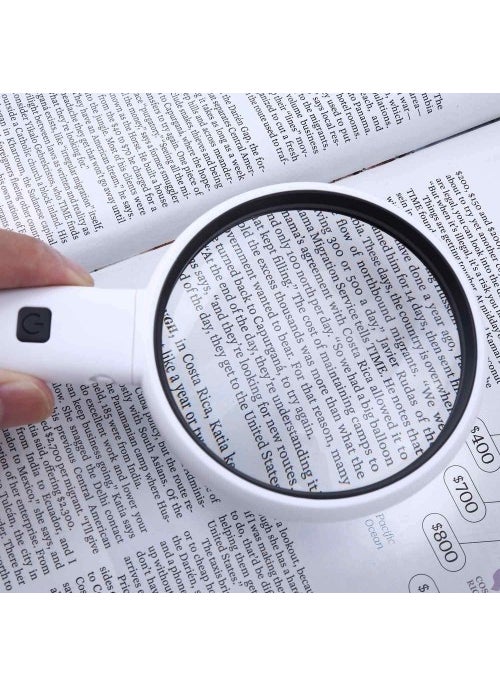 Hit Teknoloji - Hit Technology Rechargeable Magnifier Handheld Illuminated Magnifier 3 Heads - Image 1