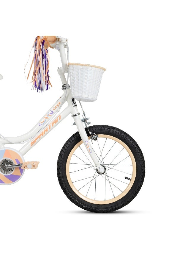 Spartan Oryx 16" Kids Bicycle in Light Peach - Image 3