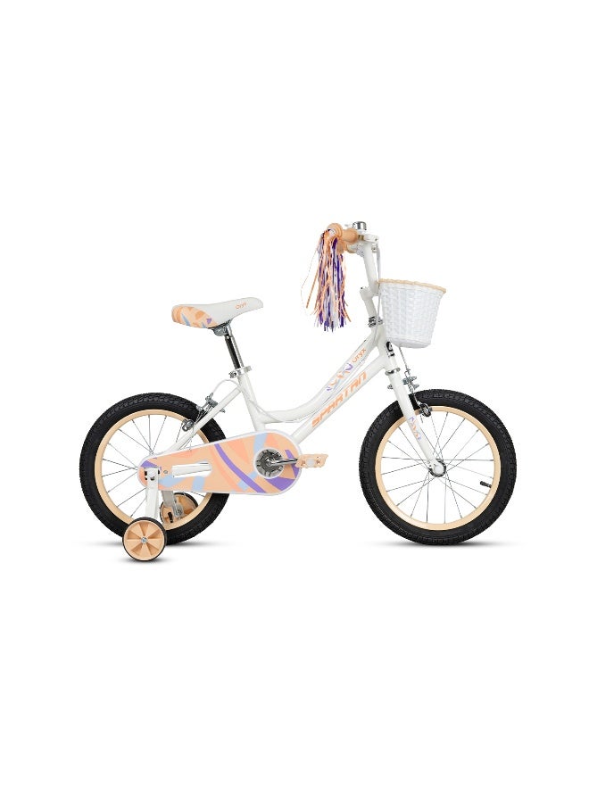 Spartan Oryx 16" Kids Bicycle in Light Peach - Image 1