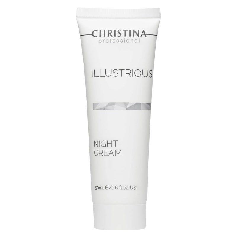 -CHRISTINA- CHRISTINA Illustrious Night Cream with Retinol and Vitamin E  Night Cream for Face Rejuvenates and Moisturizes the Skin  Suitable for All Skin Types 50ml  17 floz