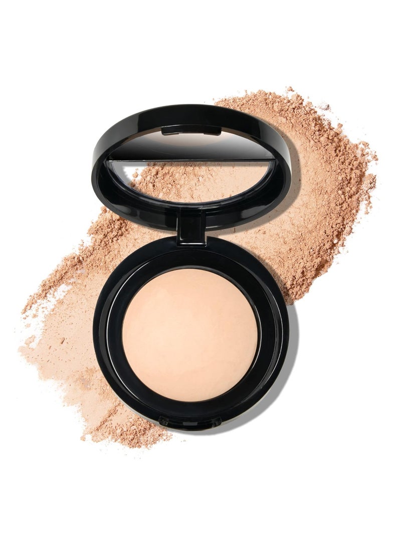 LAURA GELLER Baked Blurring Setting Powder Translucent Makeup Setting Powder For Soft Focus Finish Minimize Fine Lines and Pores Porcelain Fair - Image 1
