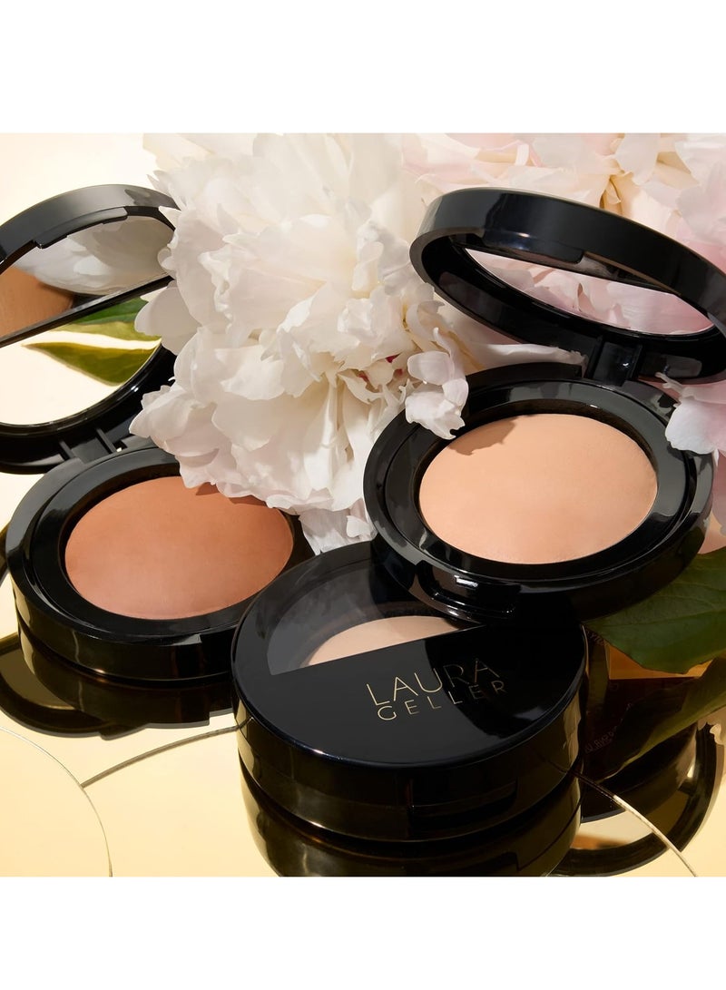 LAURA GELLER Baked Blurring Setting Powder Translucent Makeup Setting Powder For Soft Focus Finish Minimize Fine Lines and Pores Porcelain Fair - Image 4