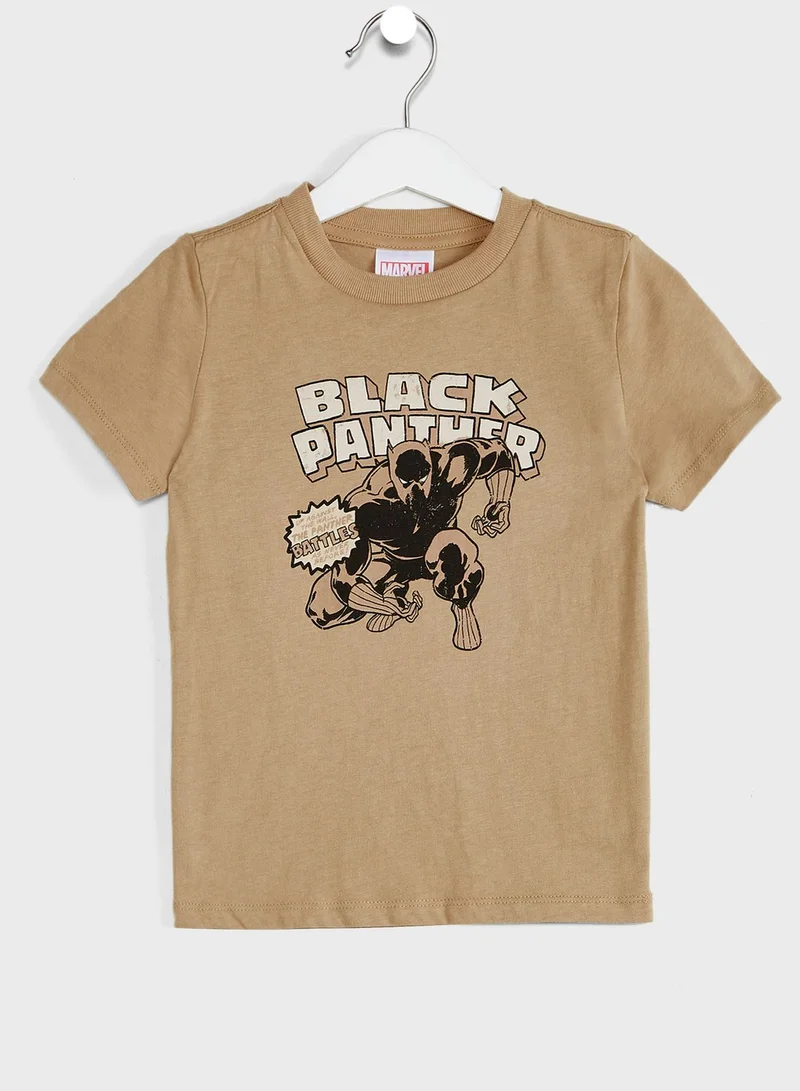 Cotton On Kids Black Panther T-Shirt