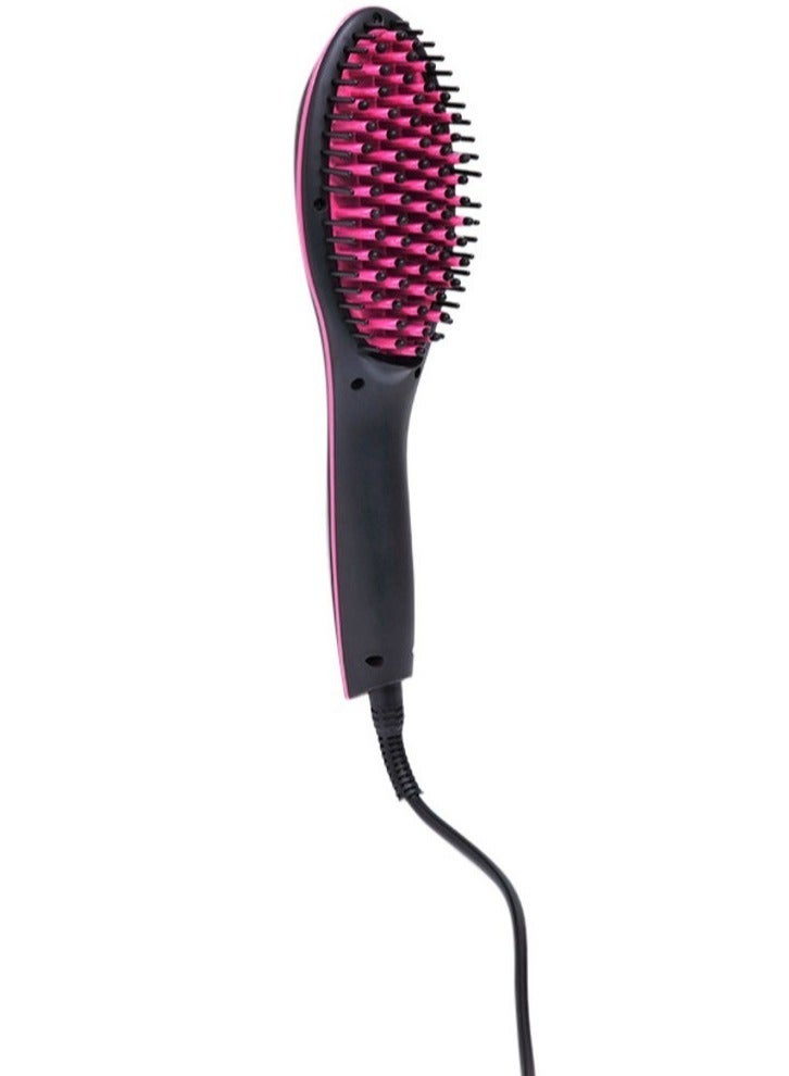 ELTRAZONE Simply Straight Hair Straightening Brush Pink/Black - Image 5