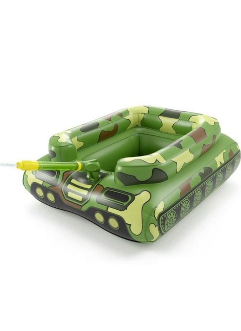 Inflatable Tank Pool Floats Kids Jasonwell Toddler Pool Floaties Swimming Pool Tank With Water Cannon Gun Swim Floaty Rafts Lake Beach Party Pool Toys For Boys Girls