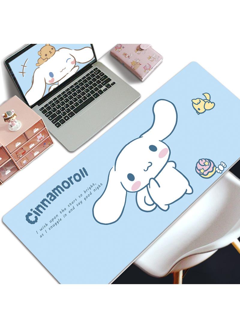 Y&D Cinnamoroll Gaming Mouse Pad Extended Large Mat Desk Pad Stitched Edges Mousepad Long Mouse Pad And Non-Slip Rubber Base Mice Pad 800x300x5mm - Image 1