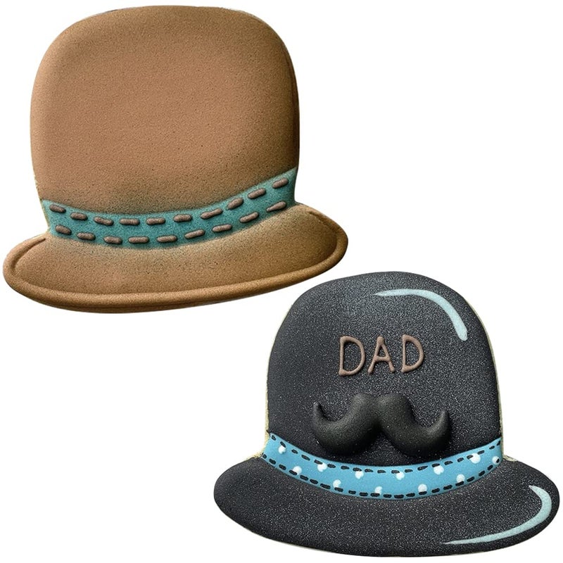 LILIAO LILIAO Cowboy Top Hat Cookie Cutter  Stainless Steel (3.9 x 3.4 inches)  - Image 2