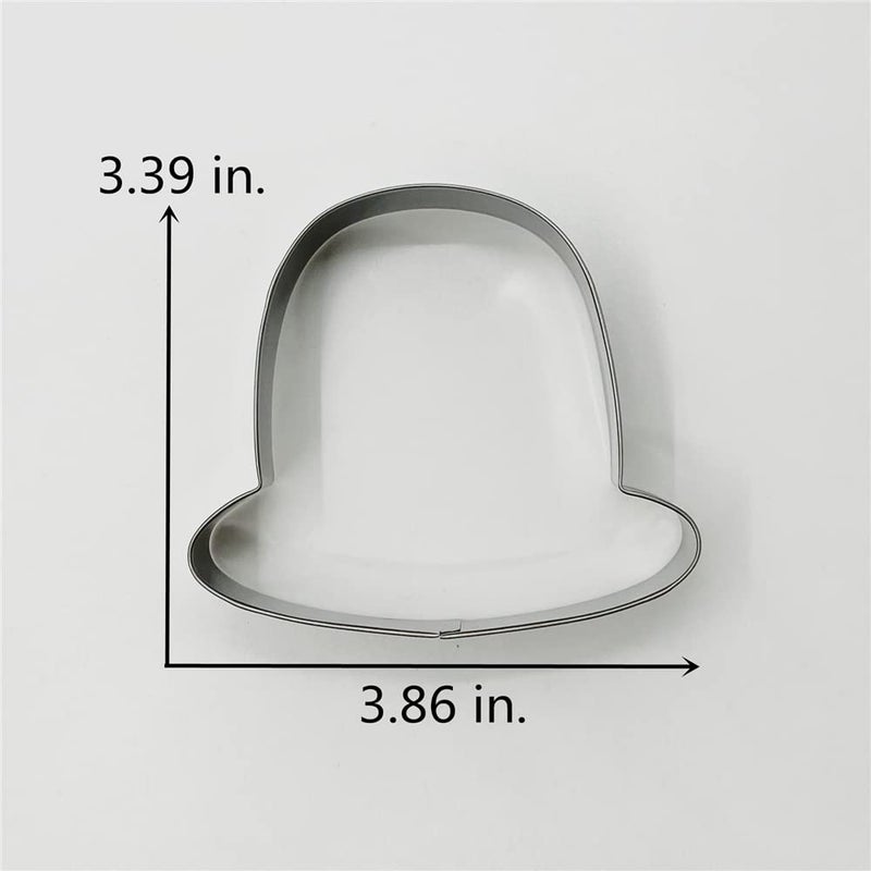 LILIAO LILIAO Cowboy Top Hat Cookie Cutter  Stainless Steel (3.9 x 3.4 inches)  - Image 4