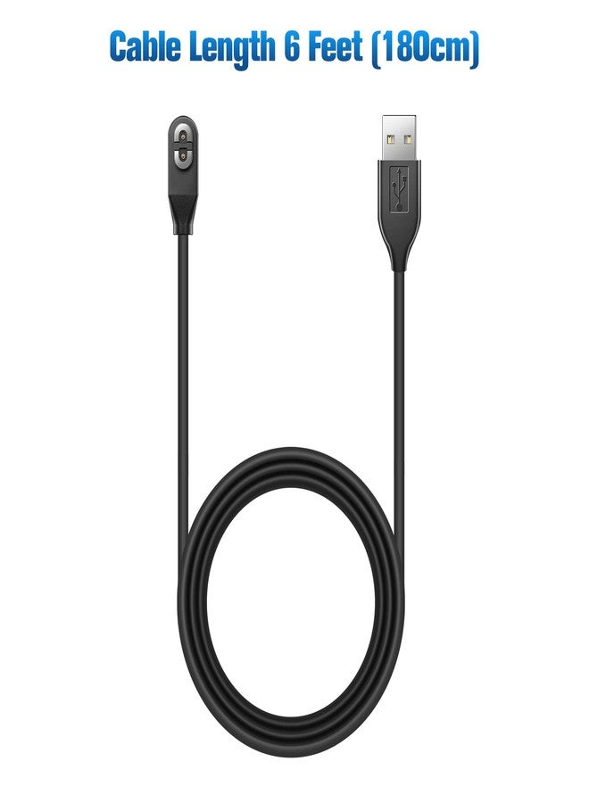 seynli [2 Pack] 6 ft Long Replacement Magnetic Charging Cable for AfterShokz Aeropex/OpenRun, OpenRun Mini, OpenRun Pro, OpenComm 2/UC. for aftershokz Charging Cable Bone Conduction Headset - Image 4