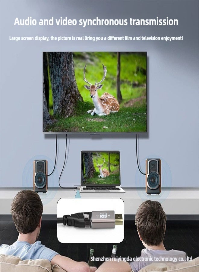 الصفحة الرئيسية محول 8K HDMI من ذكر إلى أنثى، محول تمديد 48Gbps، متوافق مع الإصدار HDMI 2.1، يدعم 8K@60Hz/4K@120Hz HDR، للتلفزيون عالي الدقة، TV Stick، مشغل DVD، PS4 (عبوة من 2) - Image 4