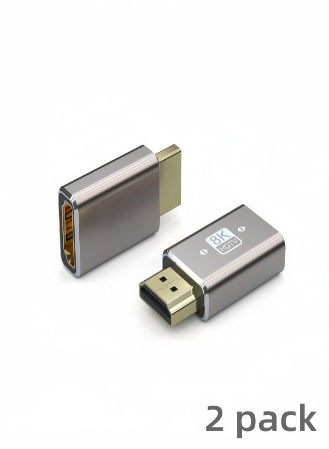 الصفحة الرئيسية محول 8K HDMI من ذكر إلى أنثى، محول تمديد 48Gbps، متوافق مع الإصدار HDMI 2.1، يدعم 8K@60Hz/4K@120Hz HDR، للتلفزيون عالي الدقة، TV Stick، مشغل DVD، PS4 (عبوة من 2) - Image 5