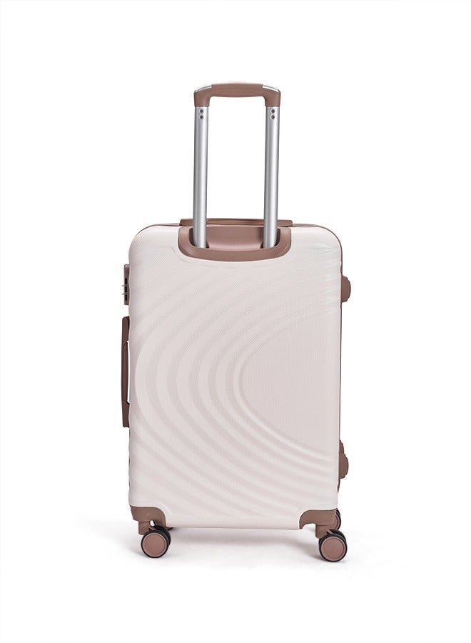 ليمرا شنط سفر من ليمرا مكون من 5 حقائب أمتعة بتصميم صلب و حديث لون بيج/ذهبي - Image 5