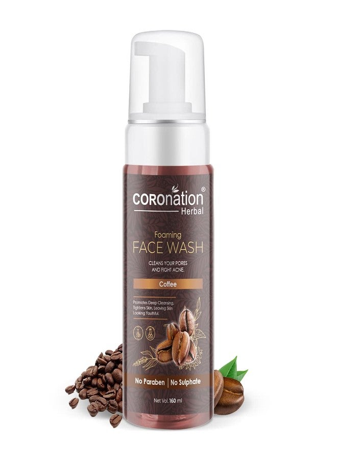 COROnation Herbal غسول الوجه الرغوي بالقهوة العشبية من كورونيشن للرجال والنساء | تنظيف عميق وترطيب | يزيل الرؤوس السوداء والبقع الداكنة والأوساخ والخلايا الميتة والشوائب - Image 1
