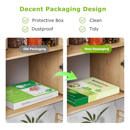 Bonsenkitchen Vacuum Sealer Bags, 50 Quart 8" x 12" Precut Food Sealer Bags, Commercial Grade, BPA Free, Heavy Duty, Customized Size Vacuum Bags for Vac Storage, Meal Prep or Sous Vide Cooking, VB12 - Image 5