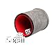 RERIVER Leatherette Dice Cup Set with 6 Dices Felt Lining Inside Quiet for Playing Liars Dice Farkle Board Games - Image 2