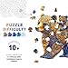Purdicra Wooden Puzzles for Adults Mother Bear Wooden Jigsaw Puzzle Unique Animal Shaped Wood Puzzles Adult Christmas Birthday Gifts for FriendsFamily Home Decor 134 131in 275pcs - Image 4