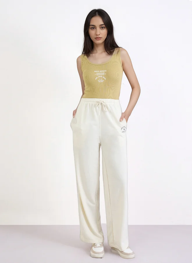 Styli Styli Nude Fitted Ribbed Tank