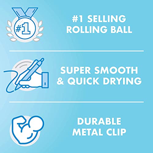 Pilot Precise V5 Capped Liquid Ink Rollerball Pens, Deco Collection, Extra Fine Point Ink Pens 0.5 mm, Colored Pens, Assorted Colors, Pack of 9 - Ideal for School, Journaling, & Office Writing - Image 5