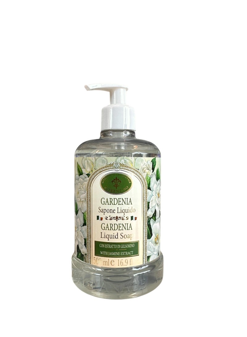 SAPONIFICIO ARTIGIANALE FIORENTINO Gardenia Liquid Soap (500ml) - Image 2